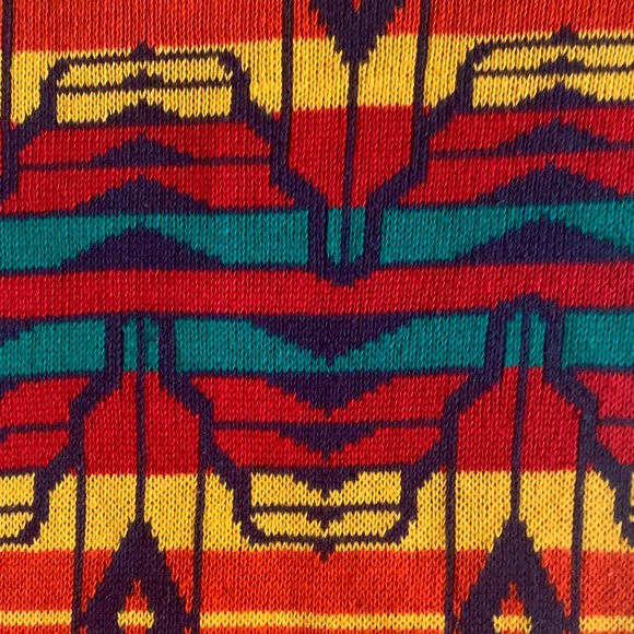 Vintage Laureen E. Ong Geometric Crewneck Sweater - Picture 5 of 10